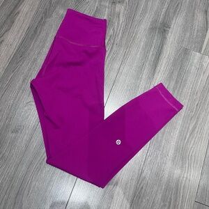 Lululemon wunder train size 4, 28" pink comfy athletic